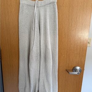 SKIMS Cream Cozy Track Pants